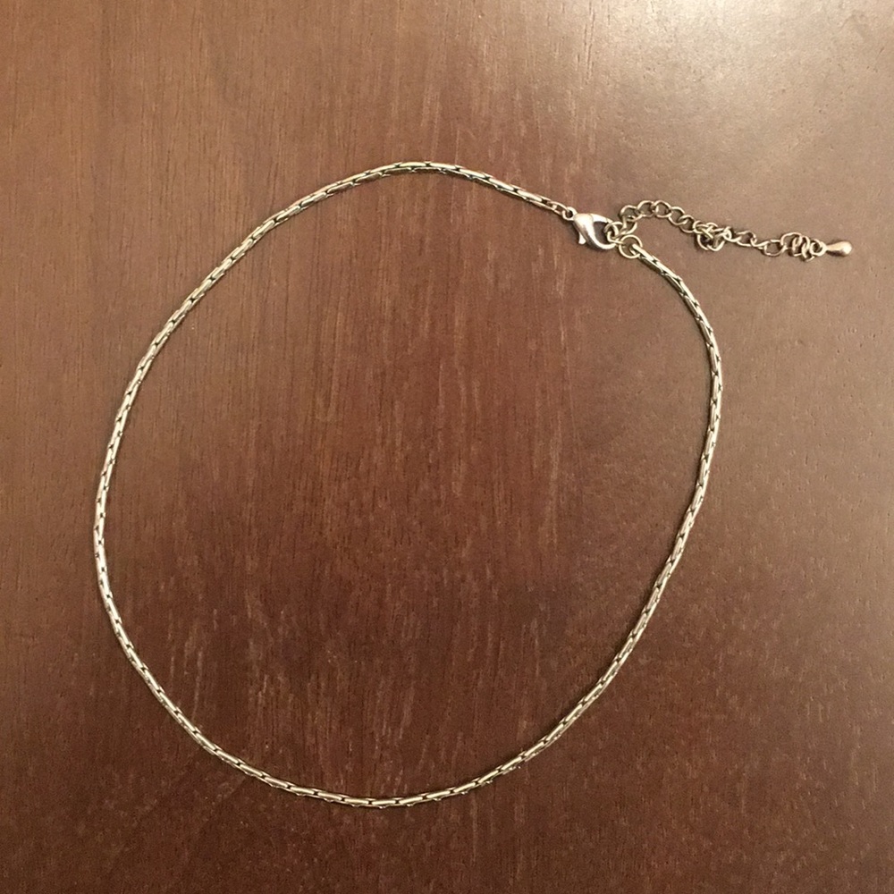💎SALE💎 silver choker chain for a charm